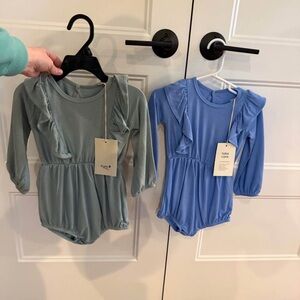 NWT KyteBABY Bubble Rompers